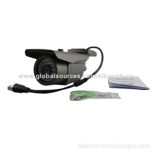 CCTV IR waterproof bullet camera/metal case/700TVL 3.6mm fixed lens/24pcs LEDS/30m IR distances